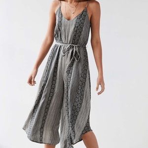 Black and white jumpsuit